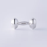 sterling silver chime dumbbell, silver gifts, christening gift