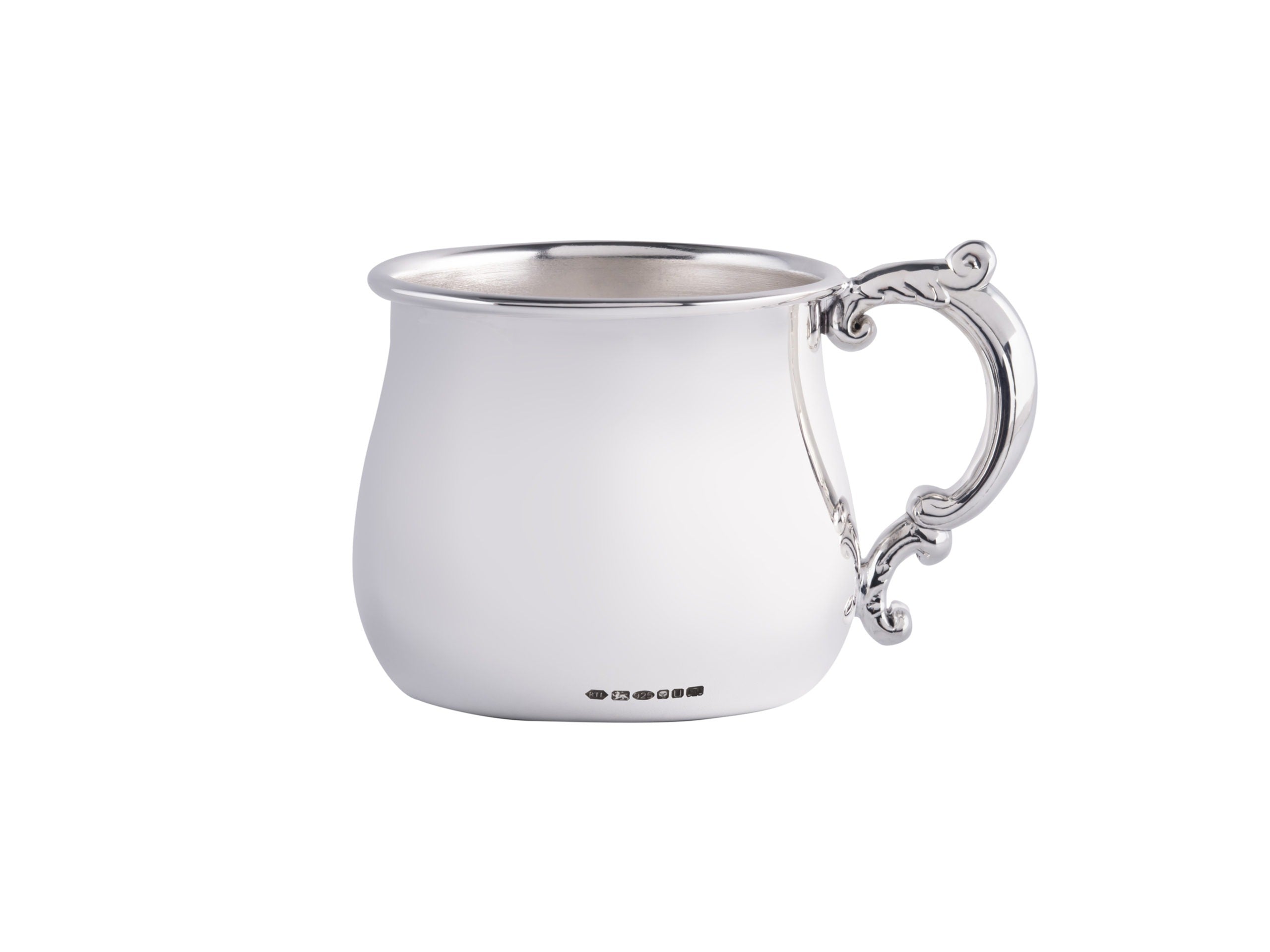 sterling silver victorian mug, silver cup, silver mug