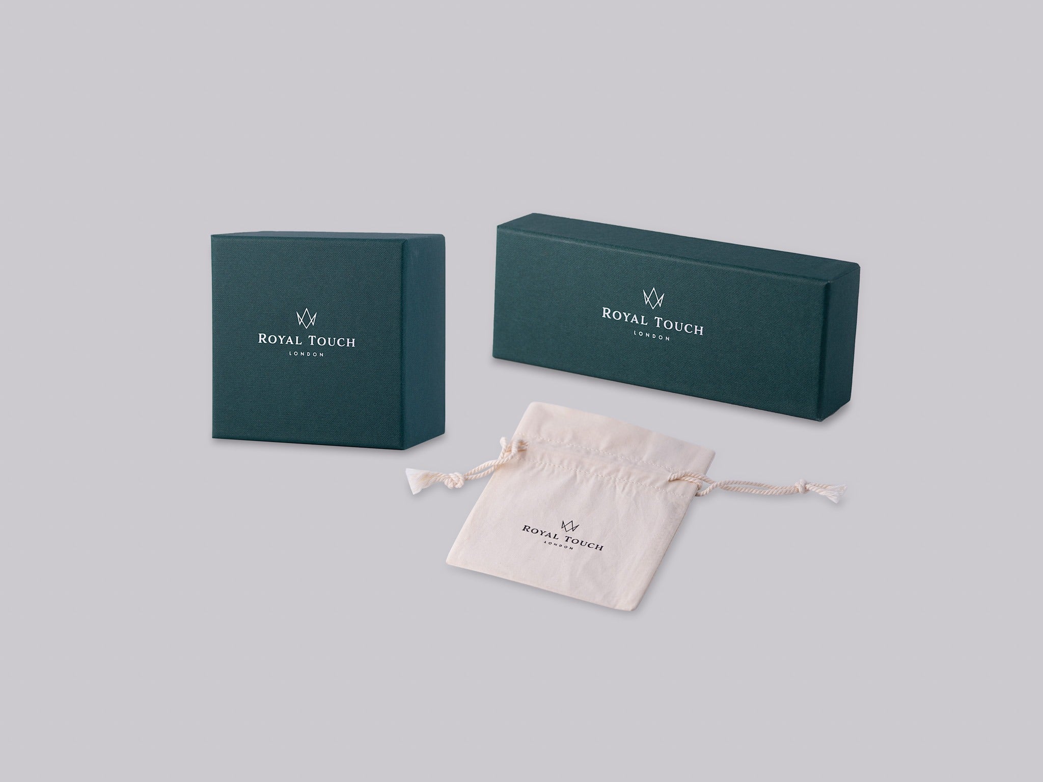 royal touch london, eco friendly packaging, fairtrade cotton pouch