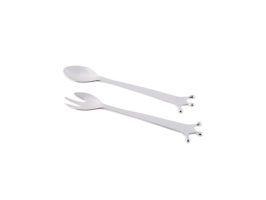 Sterling Silver Crown Spoon,Fork Set